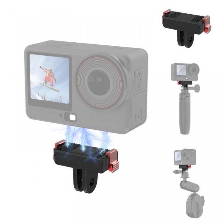 Кріплення DJI Action 6/5/Nano Osmo 360 магнітне швидкознімне Puluz PU1070B