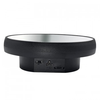 Поворотний стіл для зйомки 16см чорний дзеркальний USB/AAA Puluz TBD0606196502