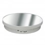 Поворотный стол для съемки 32см белый зеркальный USB/AAA Puluz TBD0606412201A