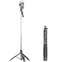 Штатив автоматичний для телефону з антивібраційною ручкою 34-180см Puluz L15TT 