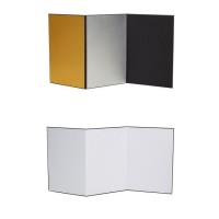 Світловідбиваюча панель 3x А3 біла чорна сіра золота Puluz TBD0602906601