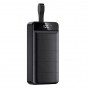 Повербанк с фонариком 50000мАч 3x USB Remax RPP-185 Black