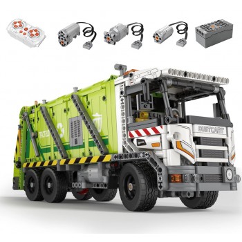 Конструктор сміттєвоз з пультом 1468 деталей Reobrix Mechanical 22022