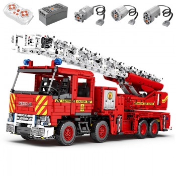 Конструктор пожежна автодрабина з пультом 3266 деталей Reobrix Mechanical 22005