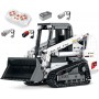 Конструктор міні навантажувач з бортовим поворотом з пультом 1227 деталей Reobrix Mechanical 22004