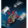 Конструктор Двигатель V6 с подвижными поршнями 1268 деталей Reobrix 33013
