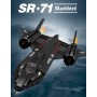Конструктор Стратегічний літак-розвідник SR-71 Blackbird на 1733 деталі Reobrix 33041