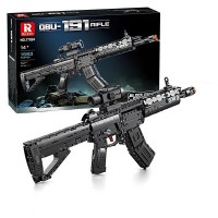 Конструктор Гвинтівка QBU-191 з функціональним механізмом на 1506 деталей Reobrix 77024