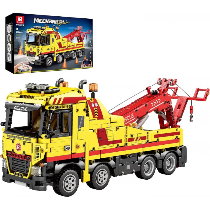 Радіокерований конструктор ReoBrix 22012 Евакуатор (1794 деталі)