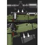 Конструктор ReoBrix 77026 Снайперська гвинтівка Super Magnum AWM (1225 деталей)