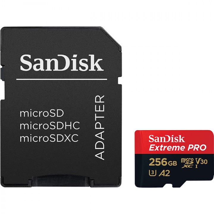 Карта пам'яті 256 ГБ microSDXC UHS-I U3 A2 SanDisk Extreme Pro SDSQXCD-256G-GN6MA