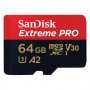 Карта памяти 64 ГБ microSDXC UHS-I U3 A2 SanDisk Extreme Pro SDSQXCU-064G-GN6MA