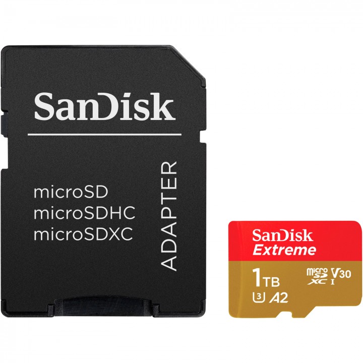 Карта пам'яті 1TB microSDXC UHS-I U3 A2 SanDisk Extreme SDSQXAV-1T00-GN6MA