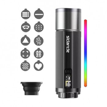 Фонарь проекционный Gobo 12Вт 10 масок RGB Ra 96+ 3500-7000К SIDANDE Pro 12W L8ES