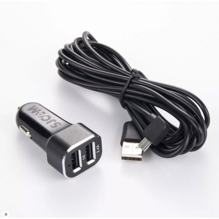 Автомобильная зарядка Micro USB 3.5м SJDASH Car Charger