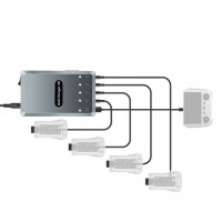 Зарядка DJI Mini 4 Pro/ Mini 3 Pro/ Mini 3 хаб 4x аккумулятора интеллектуальная 120Вт STARTRC 1111195