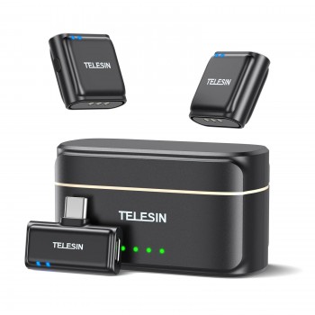 Микрофон беспроводной Type-C iOS/Android цифровой 200м Telesin P5-MCP-01