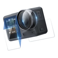 Стекло Action 5 Pro закаленное на экраны линзу Telesin S6-FLM-10-TDJ