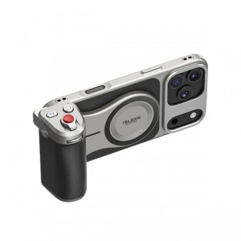 Держатель с зарядкой для iPhone 17 Pro Max чехол с ручкой для съемки Master Grip Telesin P5-MCS-23-TIP