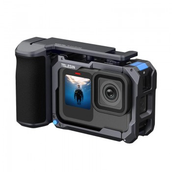 Рамка-держатель GoPro13-9 для съемки с рук алюминиевая StreetGrip Telesin S6-FMS-26-TGP