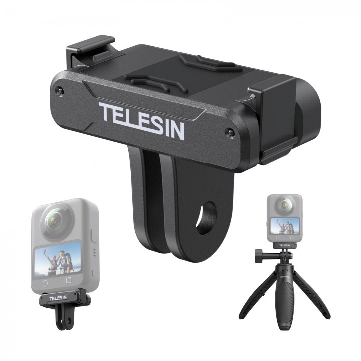 Адаптер DJI Action 6/5 Osmo 360 быстросъемный магнитный Telesin S7-JBK-23-TDJ