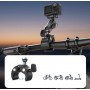 Крепление на трубу/руль DJI Action 6/5 Osmo 360 алюминиевое быстросъемное магнитное Telesin S3-HBM-14-TDJ