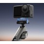 Крепление на трубу/руль DJI Action 6/5 Osmo 360 алюминиевое быстросъемное магнитное Telesin S3-HBM-14-TDJ