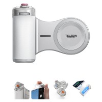 Держатель с беспроводной зарядкой для iPhone ручка для съемки Magnetic Pro Telesin P5-MP-003WH
