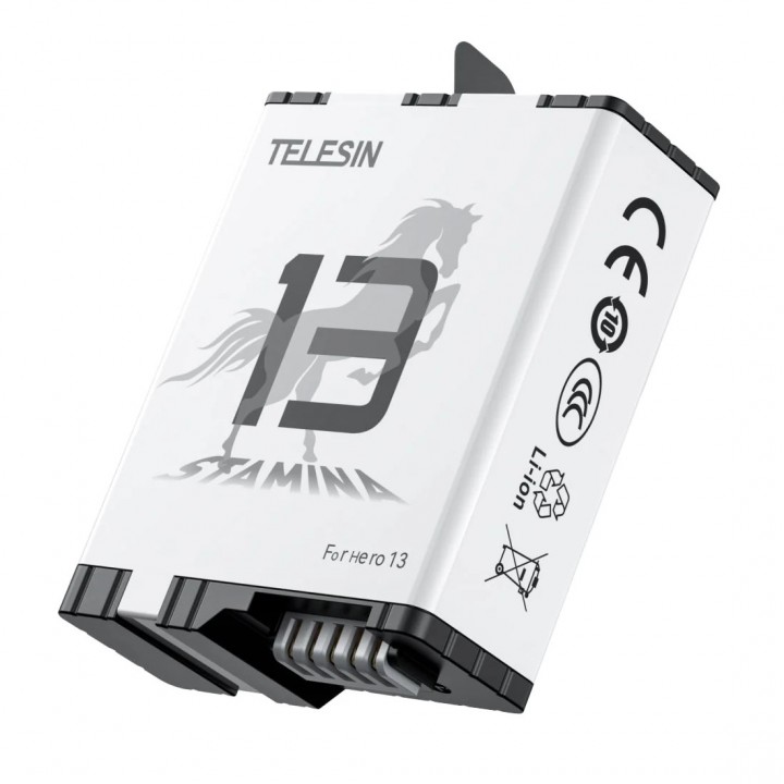 Акумулятор GoPro 13 морозостійкий високоефективний Stamina Telesin S0-BTR-09-TGP