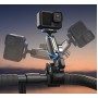 Кріплення на трубу/кермо GoPro 13 алюмінієве швидкознімне магнітне Telesin S3-HBM-13-TGP