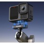Кріплення на трубу/кермо GoPro 13 алюмінієве швидкознімне магнітне Telesin S3-HBM-13-TGP