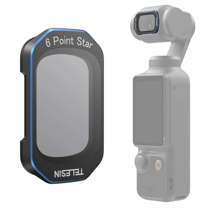 Фільтр променевий DJI Osmo Pocket 4/3 зірковий Telesin S5-FLT-51-TDJ