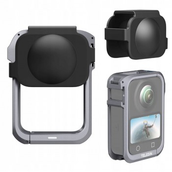 Рамка DJI Osmo 360 алюминиевая с защитой линзы Telesin S6-FMS-30-TDJ