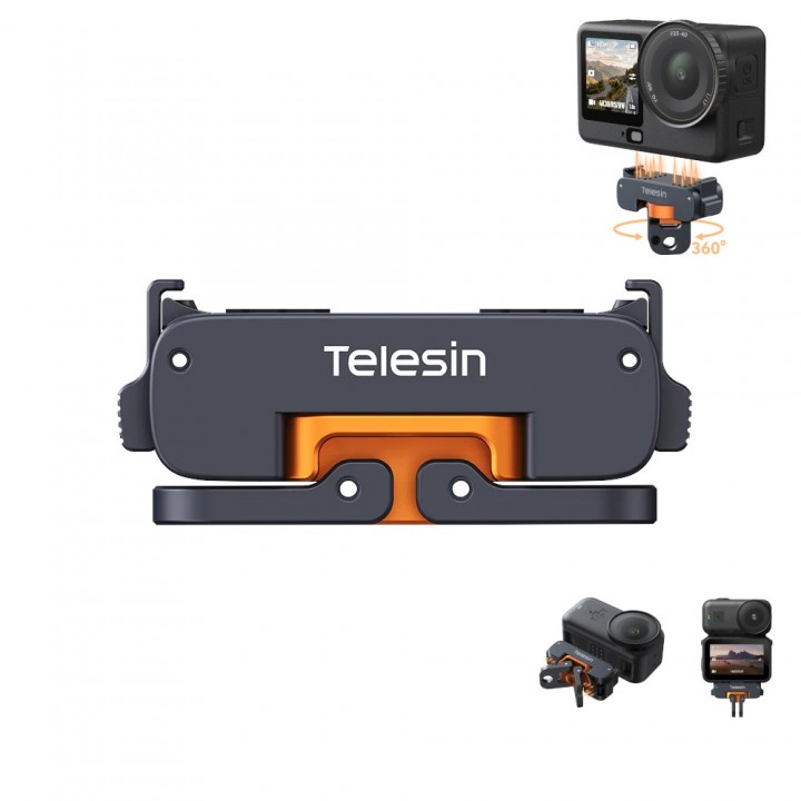 Магнітне кріплення Telesin S7-JBK-38-TDJ для DJI Osmo Action 6 / Nano (360°)