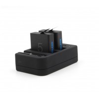 Акумулятори + зарядка TELESIN для GoPro Hero 7/6/5 (GP-BnC-501)