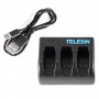 Акумулятори + зарядка TELESIN GP-B&C-503 для GoPro Hero 5 / 6 / 7
