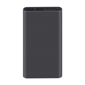 Повербанк Mi Power Bank 3 10000 мАгод 18Вт швидка зарядка чорний Xiaomi PLM13ZM (VXN4274GL/VXN4260CN)