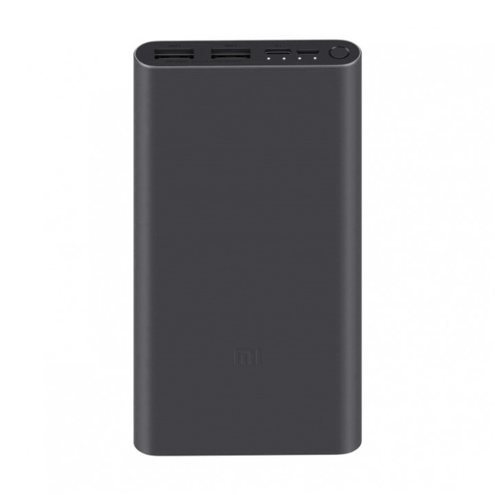 Повербанк Mi Power Bank 3 10000 мАгод 18Вт швидка зарядка чорний Xiaomi PLM13ZM (VXN4274GL/VXN4260CN)