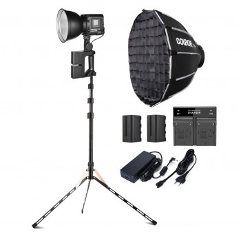 Постійне світло 120Вт комплект стійка акумулятори софтбокс Yongnuo YNLUX100 PRO Full Kit