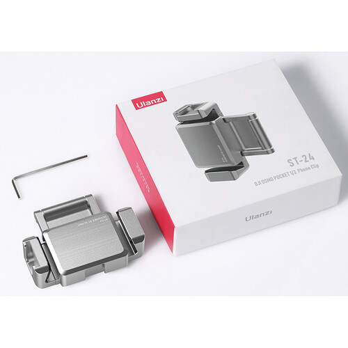 фото комплектації алюмінієвого тримача для Osmo Pocket і телефону 