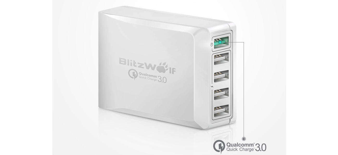 фото USB адаптера для зарядки Blitzwolf BW-S7