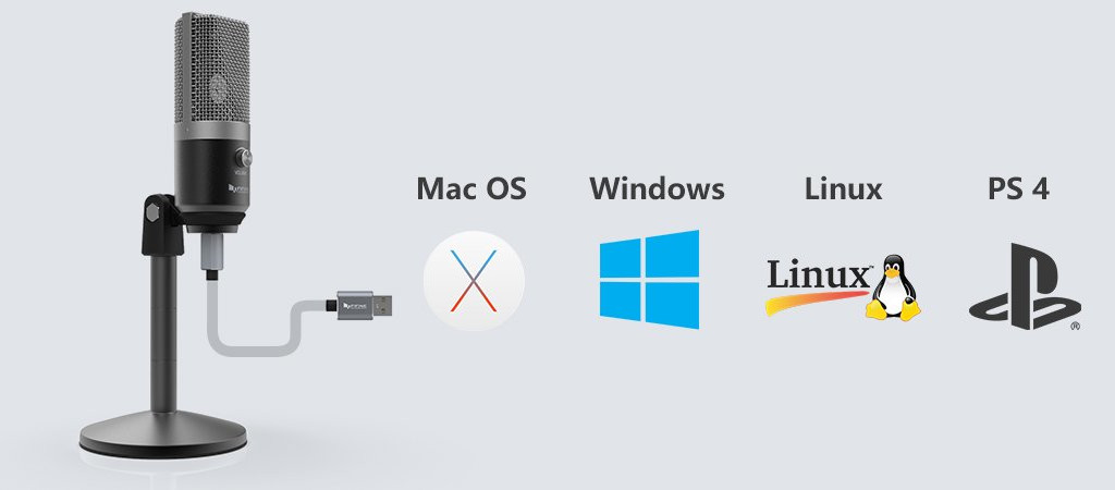 зображення сумісності з Windows, Mac, Linux та PlayStation 4