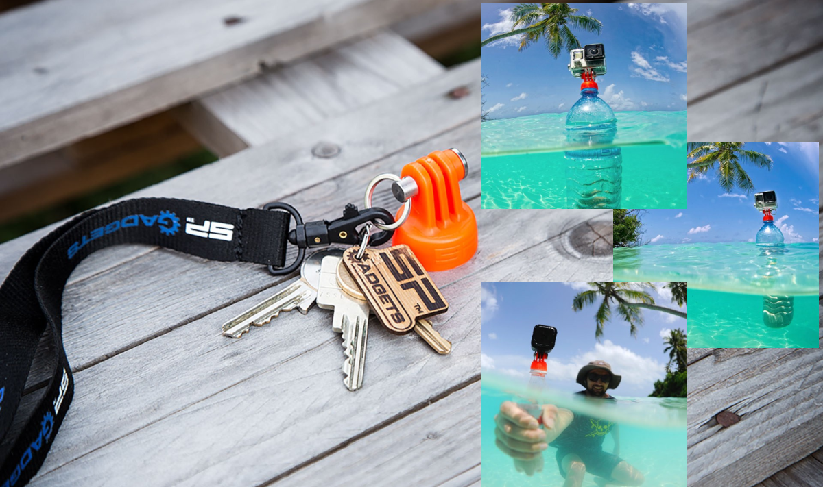 фото крепления на бутылку для экшн-камеры