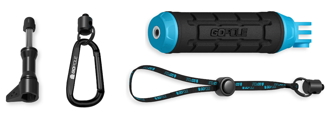 фото комплекта поставки ручки GoPro GoPole Grenade Grip