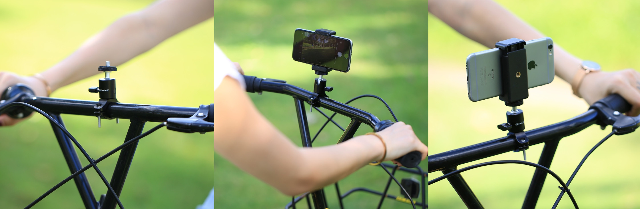 фото тримача для телефону на кермо велосипеда