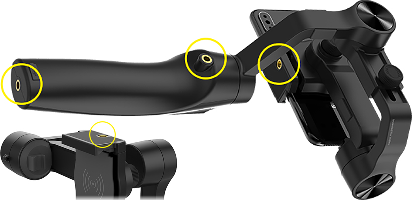 фото крепления 1/4 MOZA Mini-Mi