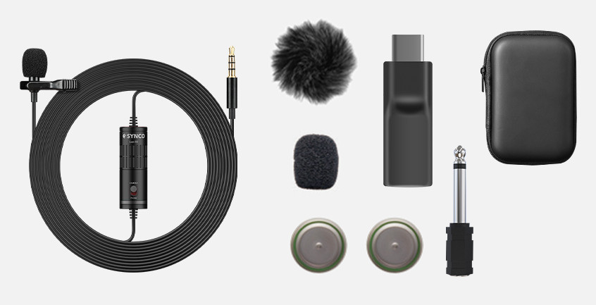фото комплектации микрофона для OSMO Pocket