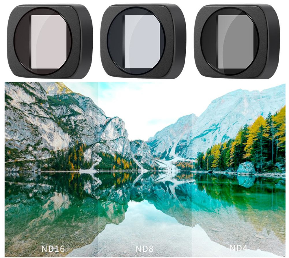 фото фільтрів ND4, 8, 16  для  OSMO Pocket